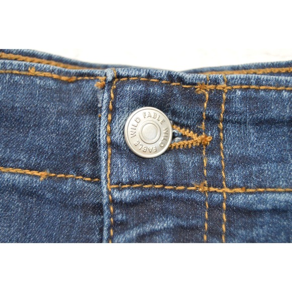 Wild Fable Highest Rise Denim Shorts Women's Juniors Size 10/30R Pre-Owned - Picture 7 of 11